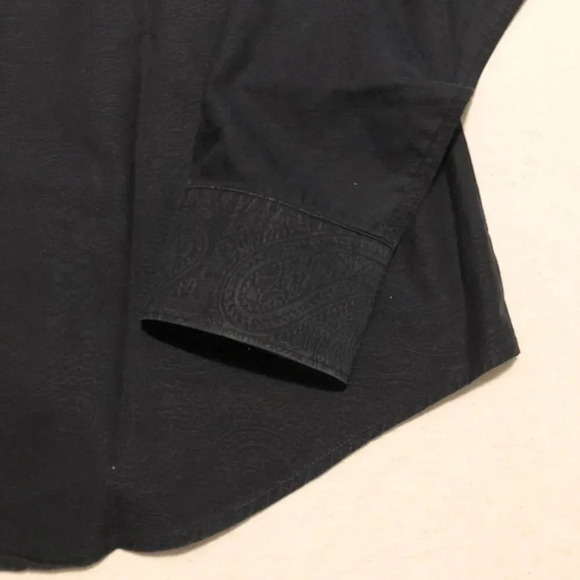 Bugatchi Uomo Mens Size Large Button Up Dress  Shirt Long Sleeve - Picture 14 of 16